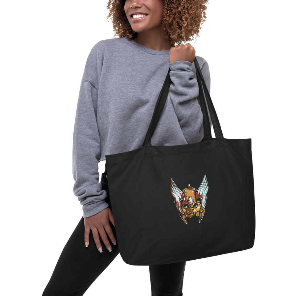 Superhero Cat Tote Bag