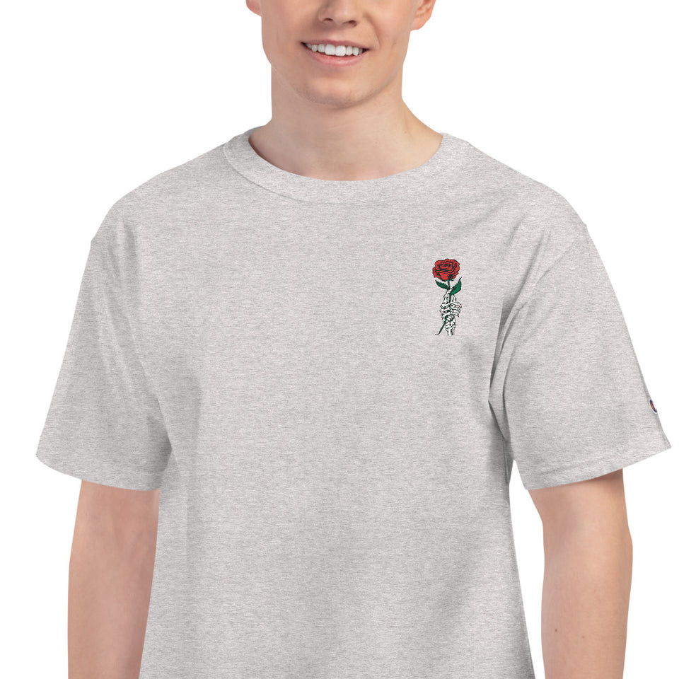 Rose In Skeleton Hand